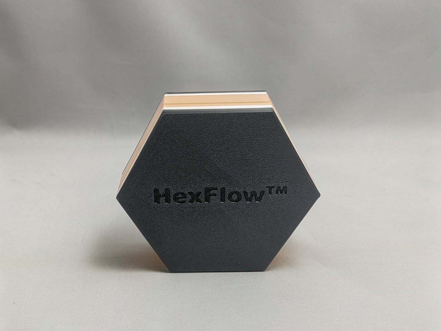 HexFlow - Black/White/Orange