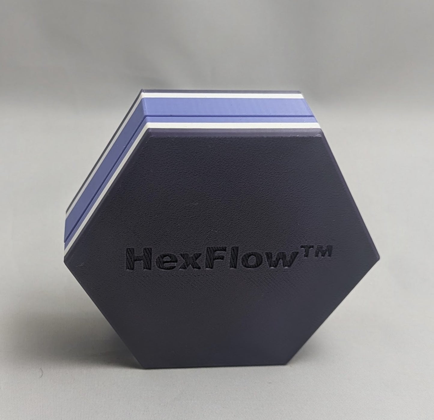 HexFlow - Indigo Purple/White/Purple