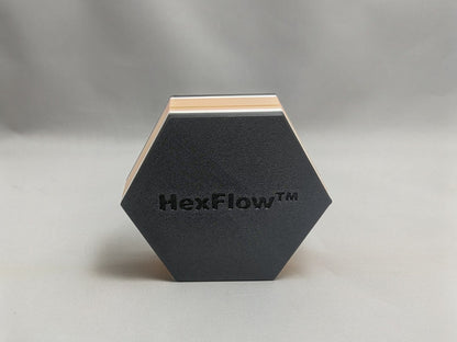 HexFlow - Black/White/Orange