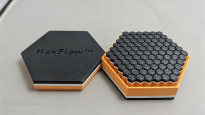 HexFlow - Black/White/Orange