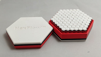 HexFlow - White/Black/Red